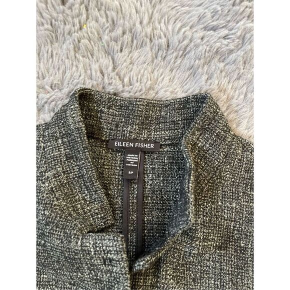 Eileen fisher cotton grey jacket size small - Picture 7 of 7
